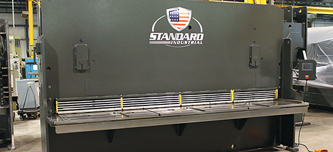 GSS offers hydarualic plate shears by Standard Insutrial
