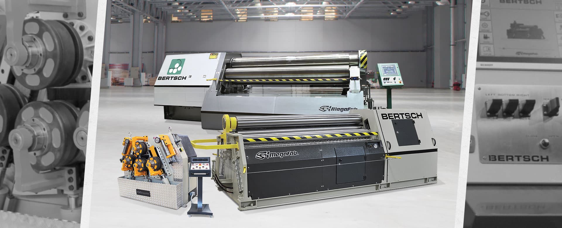 GSS Machinery offers Bertsch angle and plate rolls