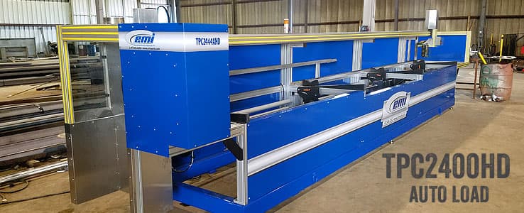 EMI TPC 2400HD Auto Load CNC Pipe & Tube Processor - Gulf States Saw & Machine Co.