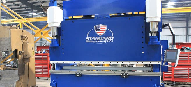GSS Machinery offers Standard Industrial Y1+Y2 CNC Press Brakes in multiple available tonnage and lengths.