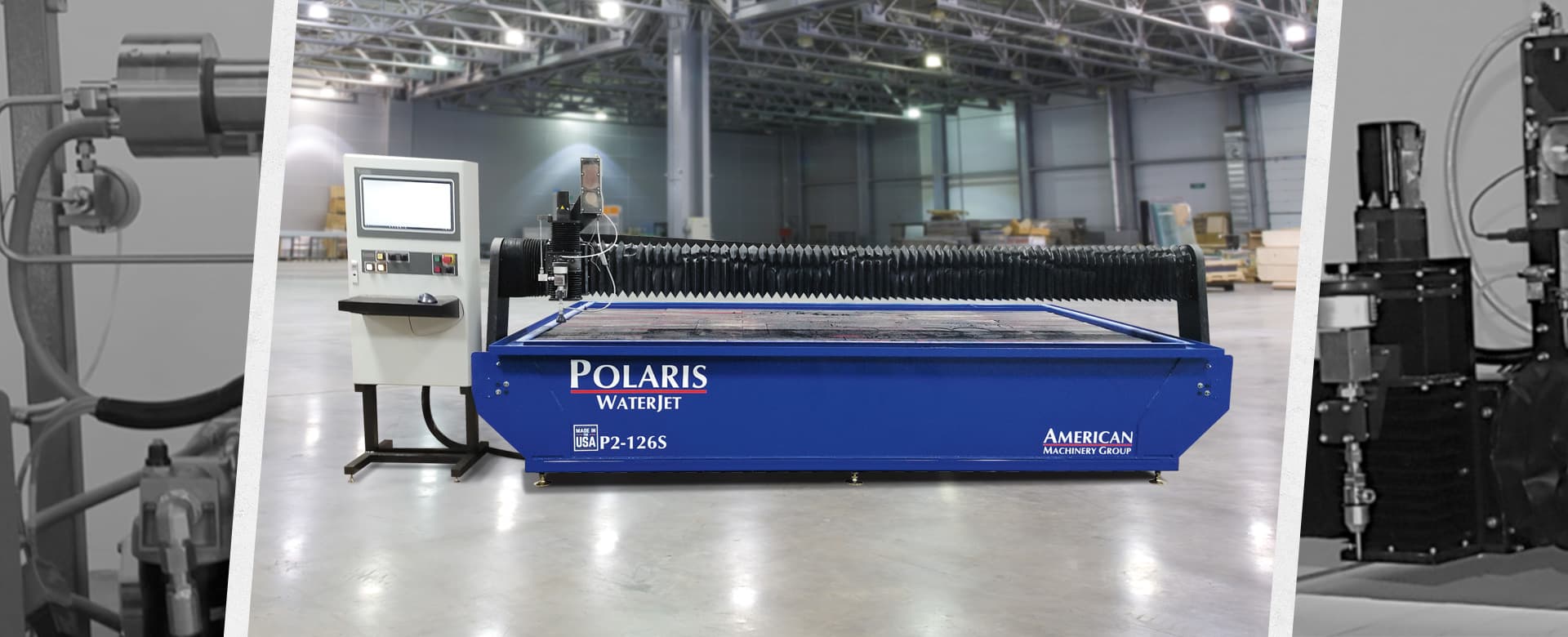 GSS Machinery offers Polaris Waterjet systems in multiple configurations.