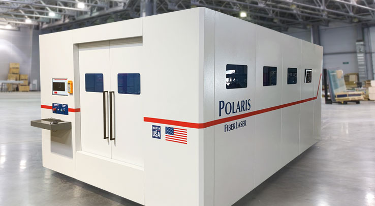 Polaris X12 fiber laser cutting system.