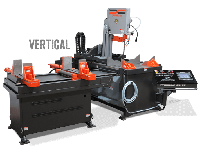 Gulf States Saw & Machine Co. offers the HEM Saw VT100HLA-60-TS vertical automatic bandsaw
