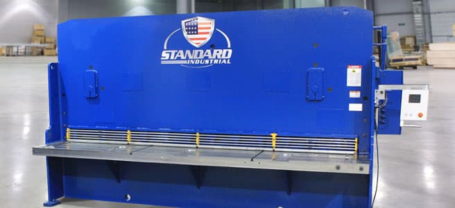 Gulf States Saw & Machine Co. offers Standard Industrial's custom hydraulic plate shears