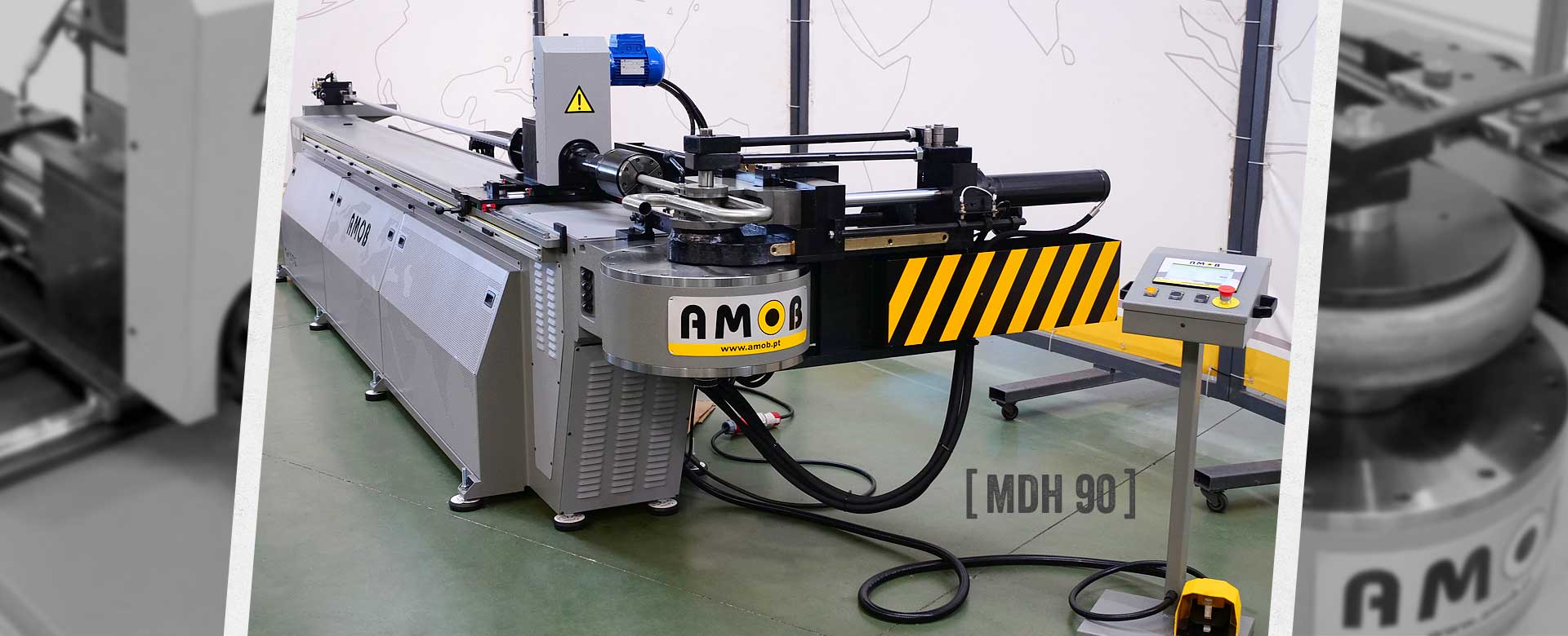 GSS Machinery offers the AMOB MDH 90 series tube bender in multiple configurations.