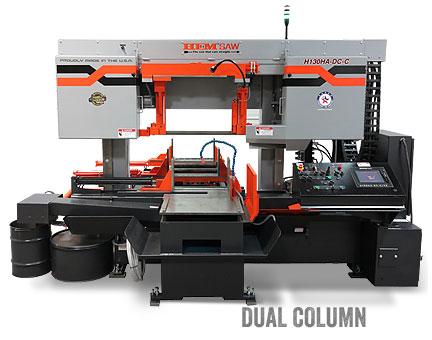 HEMSAW H130HA-DC-C dual column automatic bandsaw