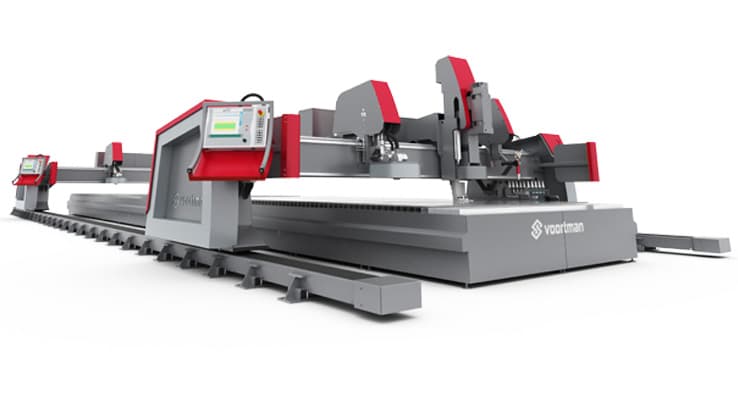 Gulf States Saw & Machine Co. offers the Voortman V310 plasma with drills plate processor.