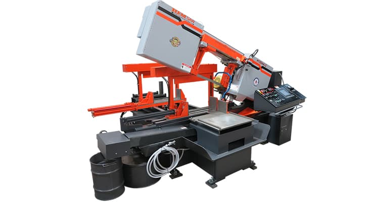Gulf States Saw & Machine Co. offers HEM-SAW semi-automatic non-mitering band saws in multiple models and configurations.