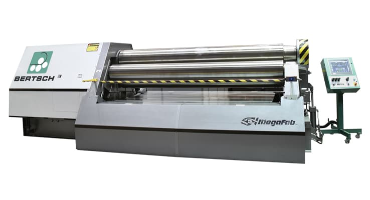 Gulf States Saw & Machine Co. offers industrial grade B-Series plate rolls from Bertsch-Megafab in multiple variations.