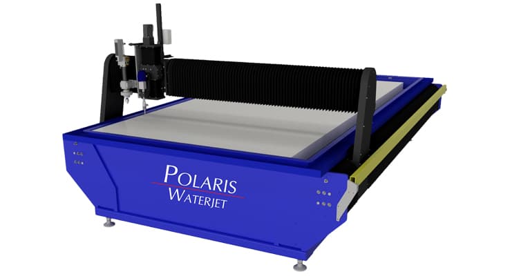 Gulf States Saw & Machine Co. offers industrial-grade waterjet cutting systems such as the Polaris Waterjet with multiple models to choose from.