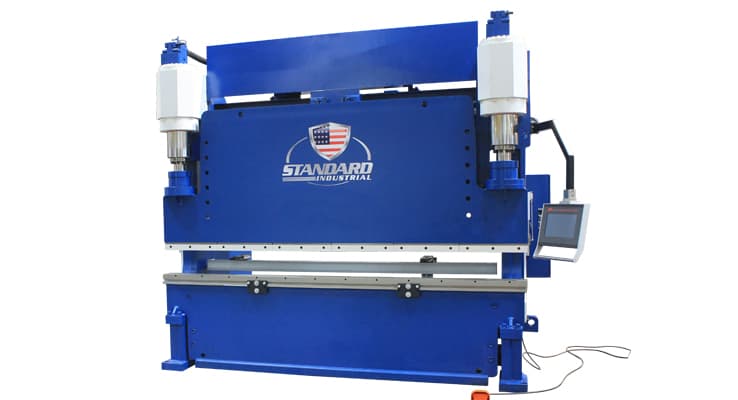 Gulf States Saw & Machine Co. offers commercial grade hydraulic press brakes such as the Standard Industrial CNC Dual Cylinder Y1+Y2 Hydraulic Press Brake.