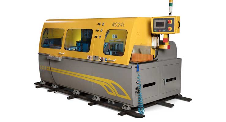 Gulf States Saw & Machine Co. offers production aluminum upcut saws from PMI such as the PMI NC24 L-Type Fully Automatic Production Upcut Saw.