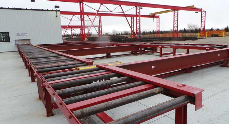 Gulf States Saw & Machine Co. offers heavy duty custom roller conveyors from EMS Equipment Inc.