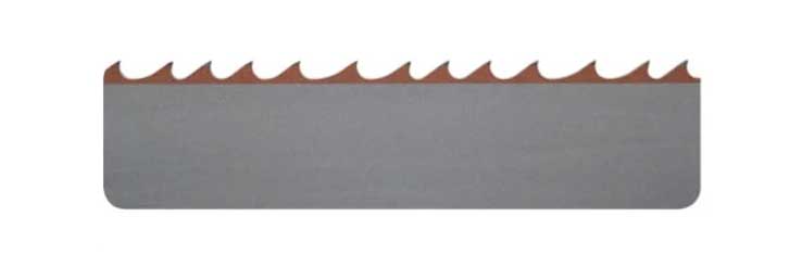 Gulf States Saw & Machine Co. stocks Eberle nanoflex VTX band saw blades welded to custom lengths In 24-48 hours.