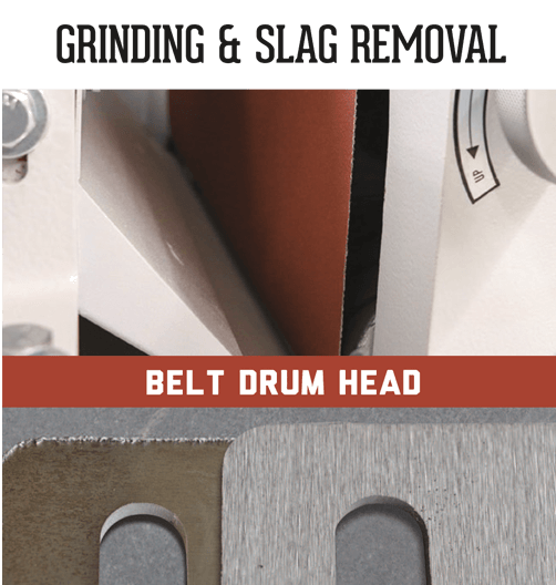 Finishing machines that offer grinding and slag removal.