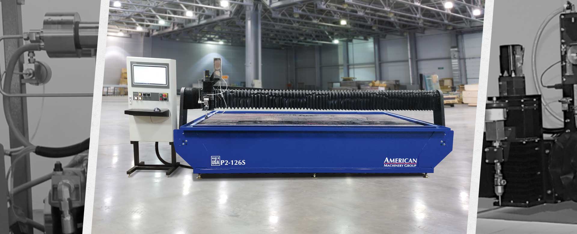 GSS Machinery offers waterjet cutting systems from American Machinery Group in multiple models and configurations.