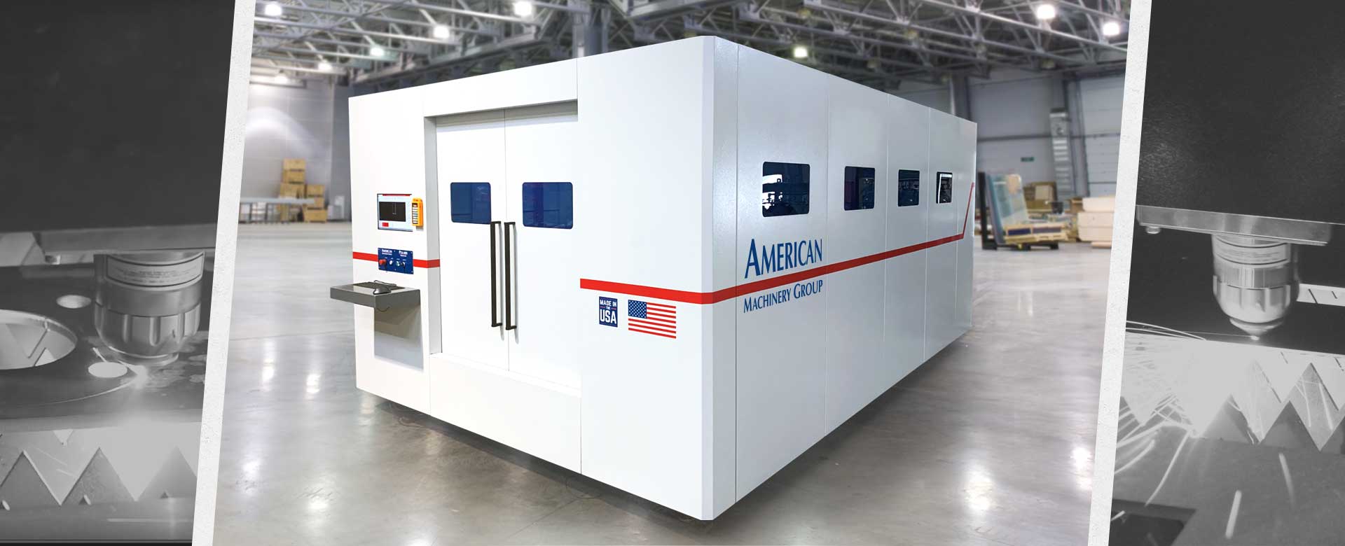GSS Machinery offers the X12 fiber laser cutting system from American machinery Group.