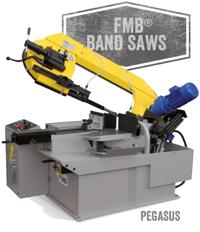GSS Machinery offers the FMB Pegasus horizontal manual band saw.