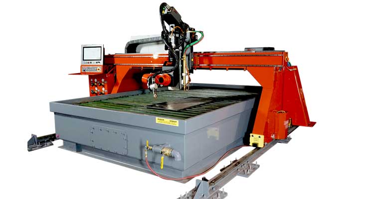Bridge configuration CNC high definition plasma tables offered by GSS Machinery.