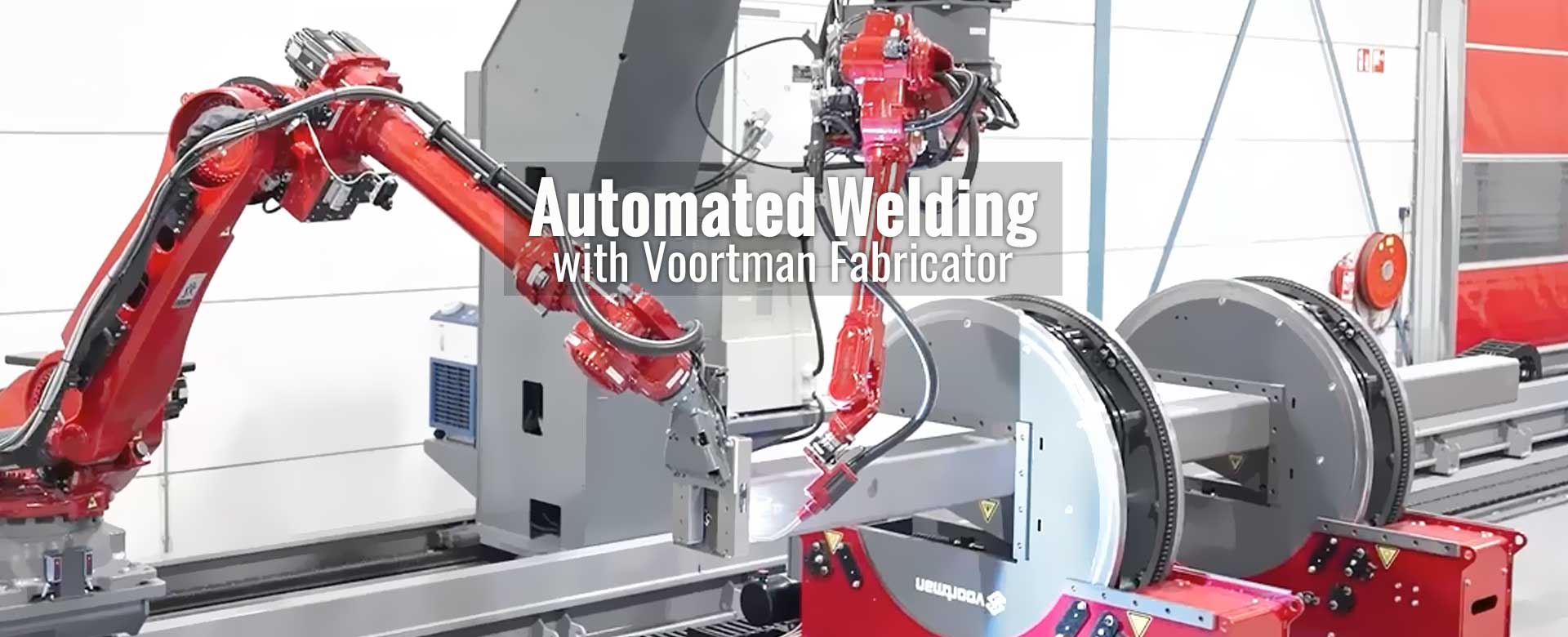 Automated welding with Voortman Fabricator.