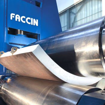 Faccin CNC plate roll - HAV model shown