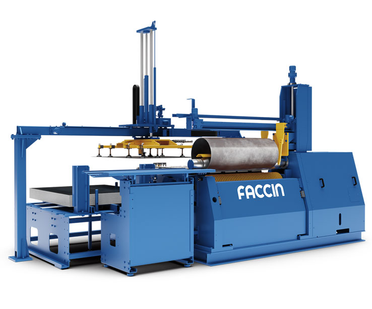 faccin-hcu-plate-roll Faccin HCU 2-Roll Fast Plate Roll with Urethane Roll