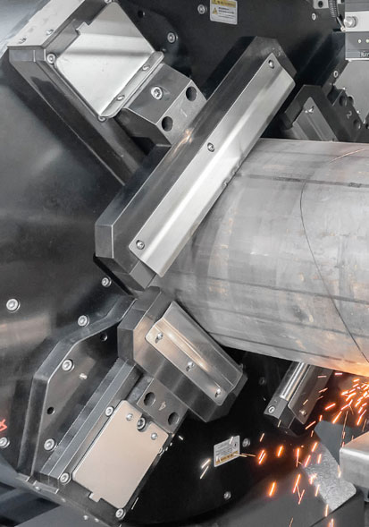 Voortman Tube Laser V845 and V842 models offer adjustable clamping force for various profiles.