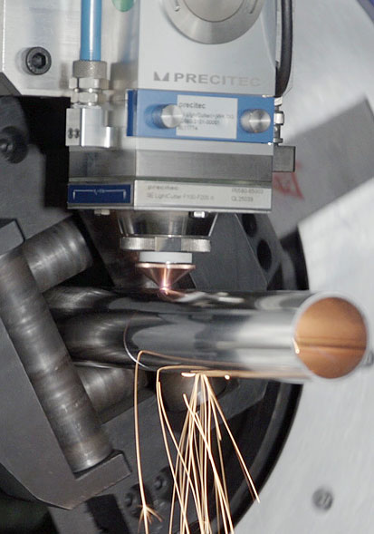 Voortman Tube Laser V845 and V842 models offer backside processing for more efficient fabricating.