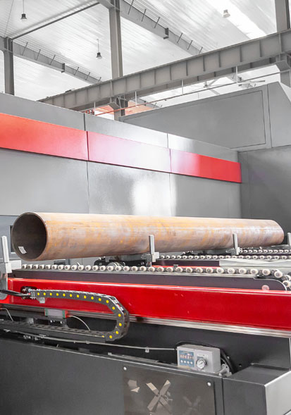 Voortman Tube Laser V845 and V842 models offer semi-automatic loading systems.