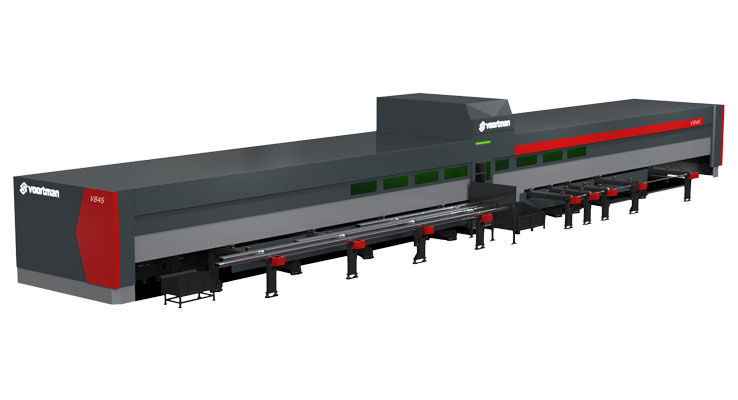 Voortman Tube Laser Model V845 fiber tube laser precision fabrication machinery