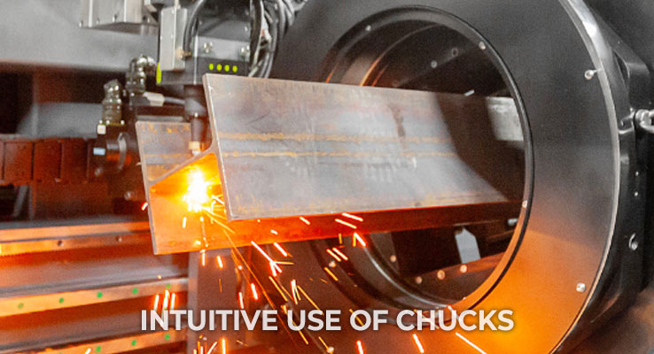 v845-intuitive-use-of-chucks V845 Baseline Voortman Tube Laser intuitive use of chucks during profile processing